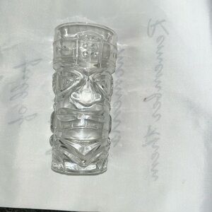 Vintage Forum Tiki Embossed Tumbler Hawaian Look